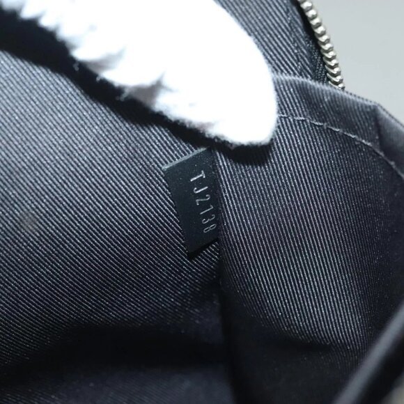 LOUIS VUITTON Epi Pochette Jules GM Clutch Bag Black White M63295 LV Auth 133695 - Picture 11 of 16